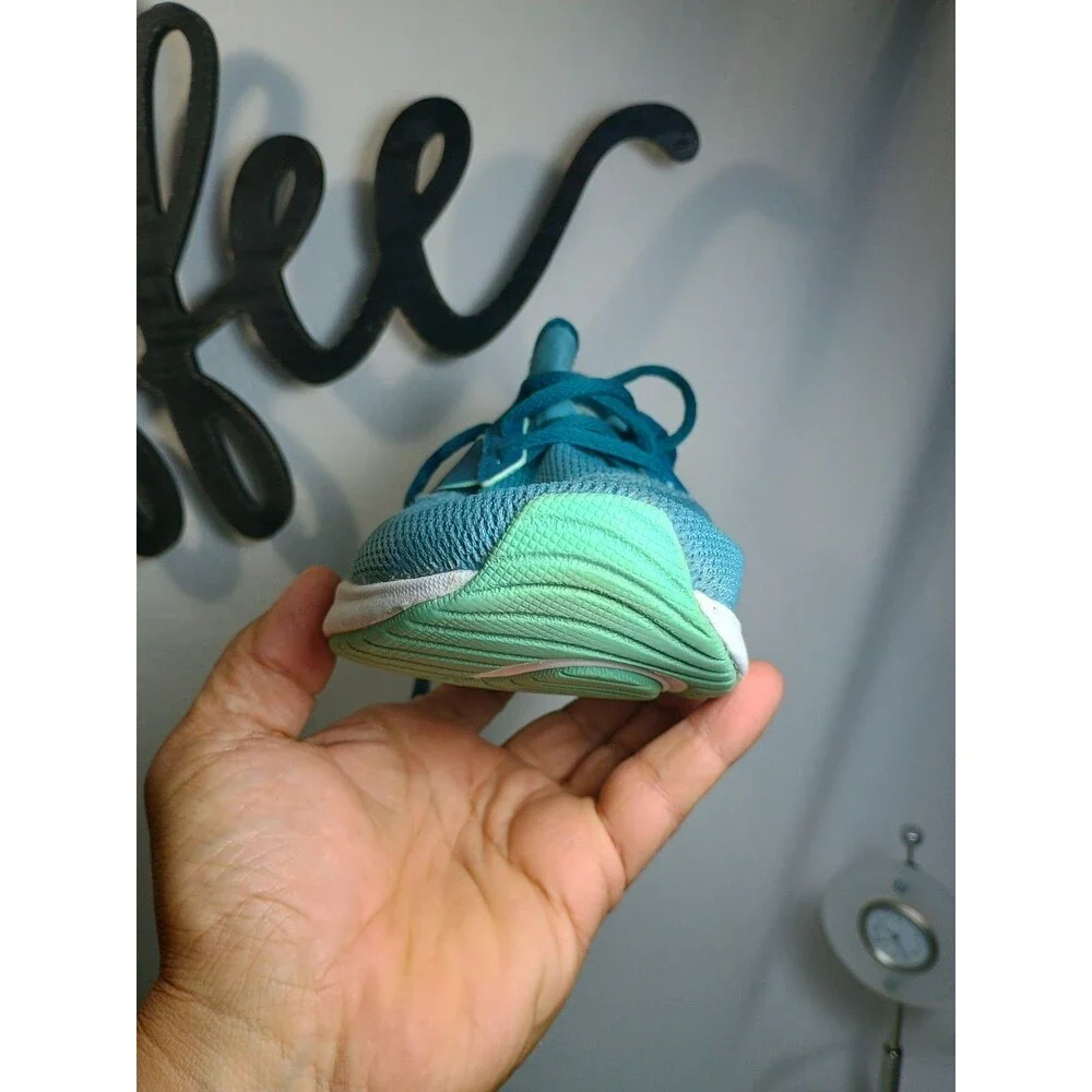New Balance Nergize Sport Women's Mesh Lace-Up Low Top Sneakers Blue Green